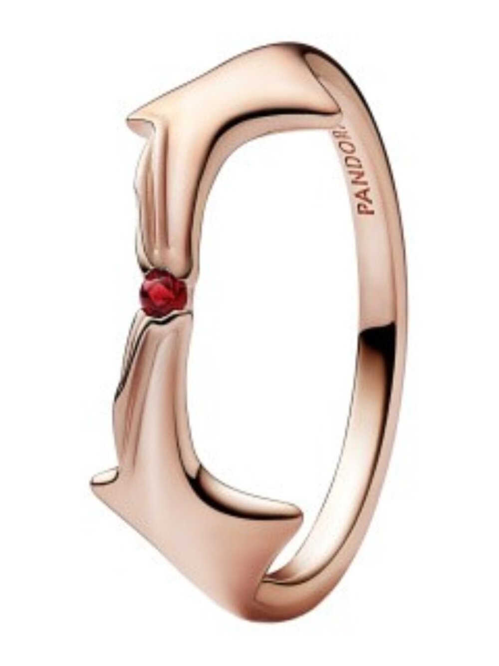 Rose Gold Plate Marvel Scarlet Witch Ring Sz 6.75